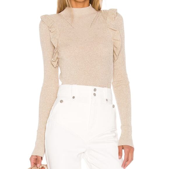 Marjorelle 'Annie' Sweater MSRP $168 | Gold | Small - Picture 1 of 11